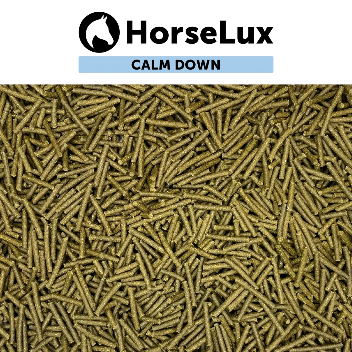 HorseLux Calm Down – nærbillede af foderet
