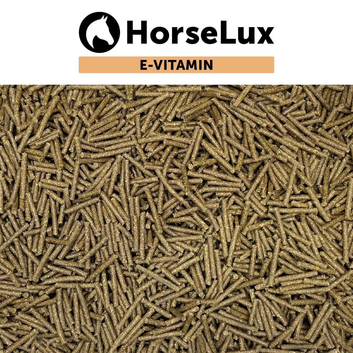 HorseLux E-vitamin – nærbillede af foderet