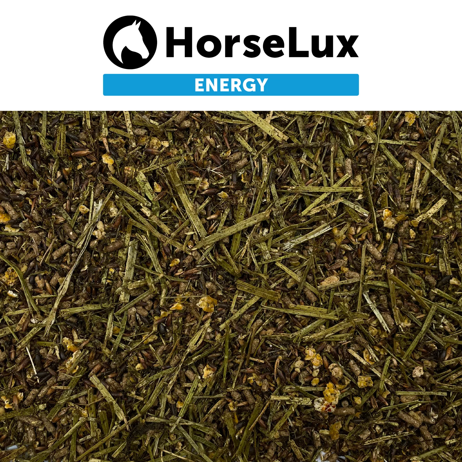 HorseLux Energy – nærbillede af foderet