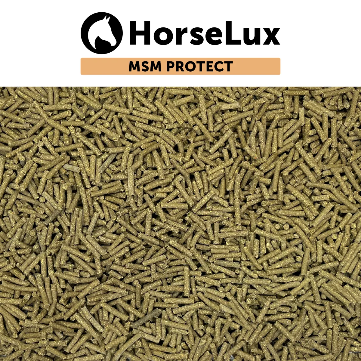 HorseLux MSM Protect – nærbillede af foderet